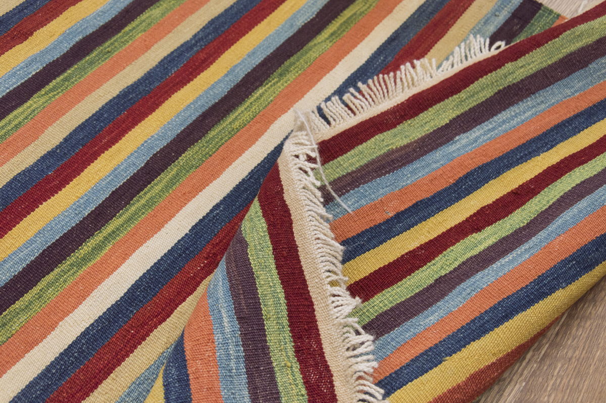 2.9x8 feet Kilim,3x8 Kilim Rug,Turkish Kilim Rug,Oushak Kilim,Handwoven Kilim, Handspun Wool Kilim Rug,New Kilim Rug,Natural Color Kilim