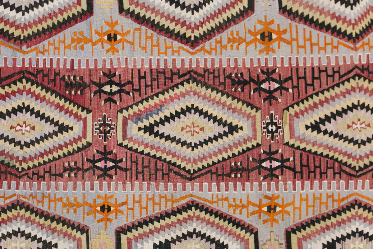 Vintage Oushak Kilim, 175 x 340 cm / 5.7 x 11 feet