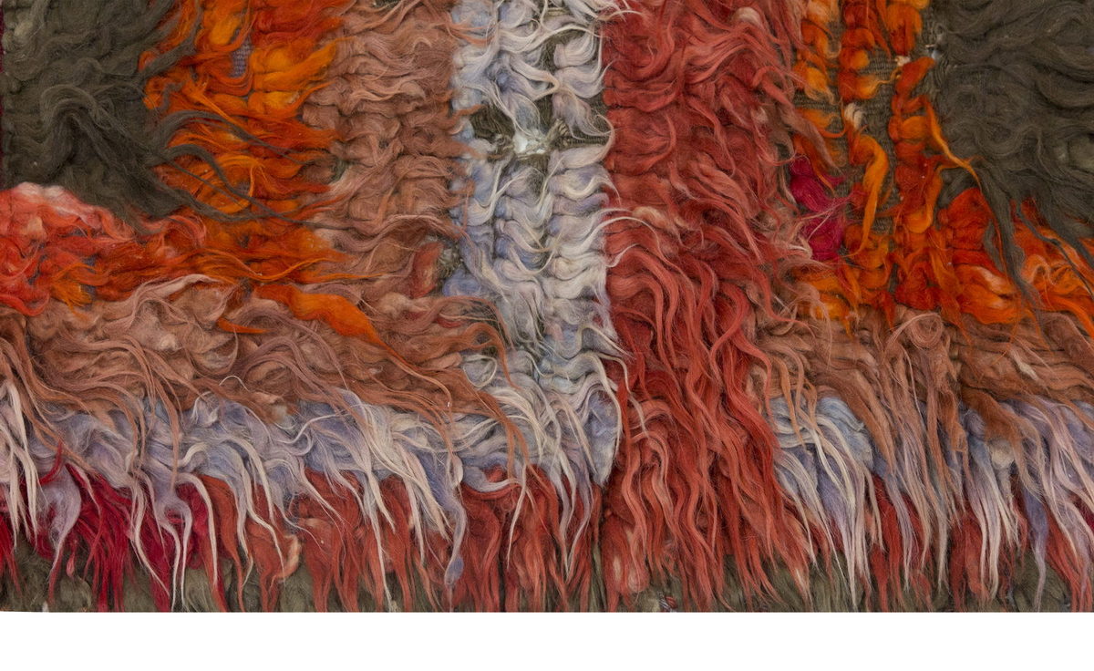 3'2"x8 ft Turkish Tulu,Tulu Rug, Karapınar Tulu Rug, Vintage Tulu 97 x 243 cm