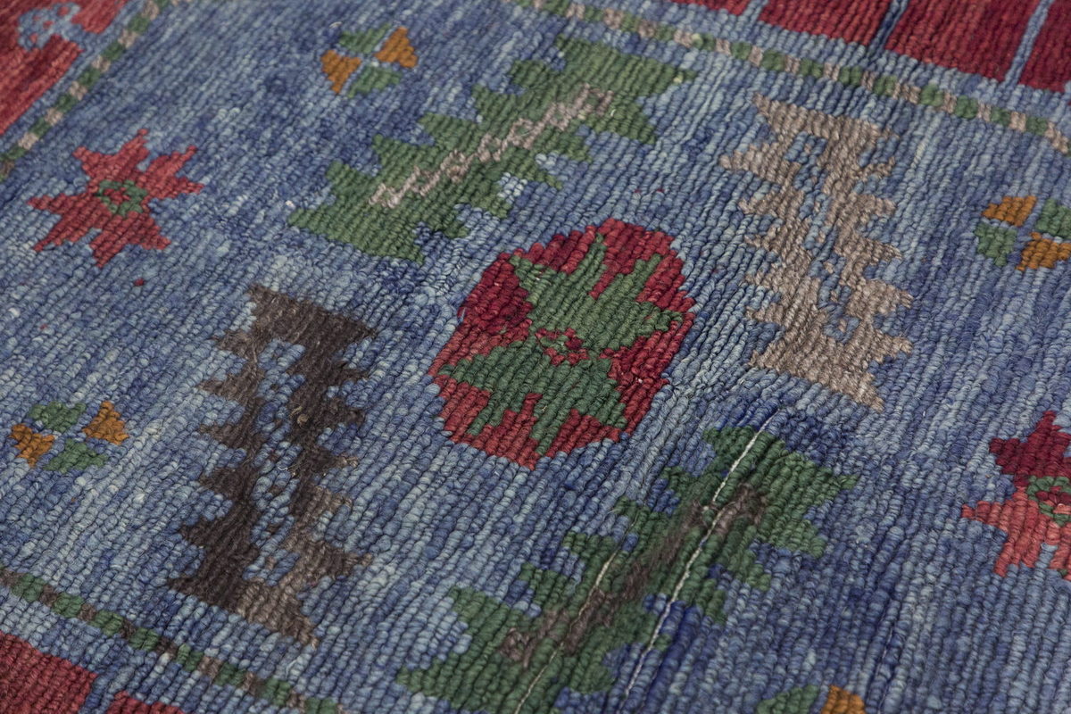 3'8"x5'3" ft Turkish Tulu,Tulu Rug, Karapınar Tulu Rug, Vintage Tulu 112 x 160 cm