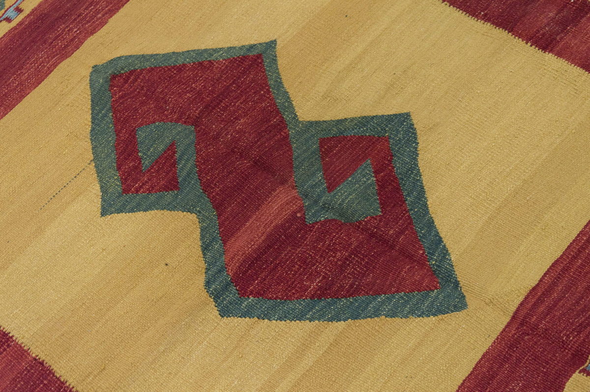 3.4x4.4 feet Kilim,3x4 Kilim Rug,Turkish Kilim Rug,Oushak Kilim,Handwoven Kilim, Handspun Wool Kilim Rug,New Kilim Rug,Natural Color Kilim