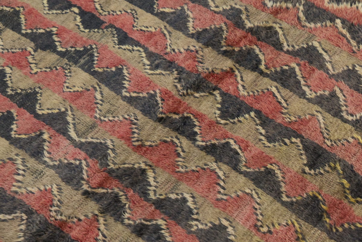 4'1"x6'3" ft Turkish Tulu,Tulu Rug, Karapınar Tulu Rug, Vintage Tulu 125 x 190 cm