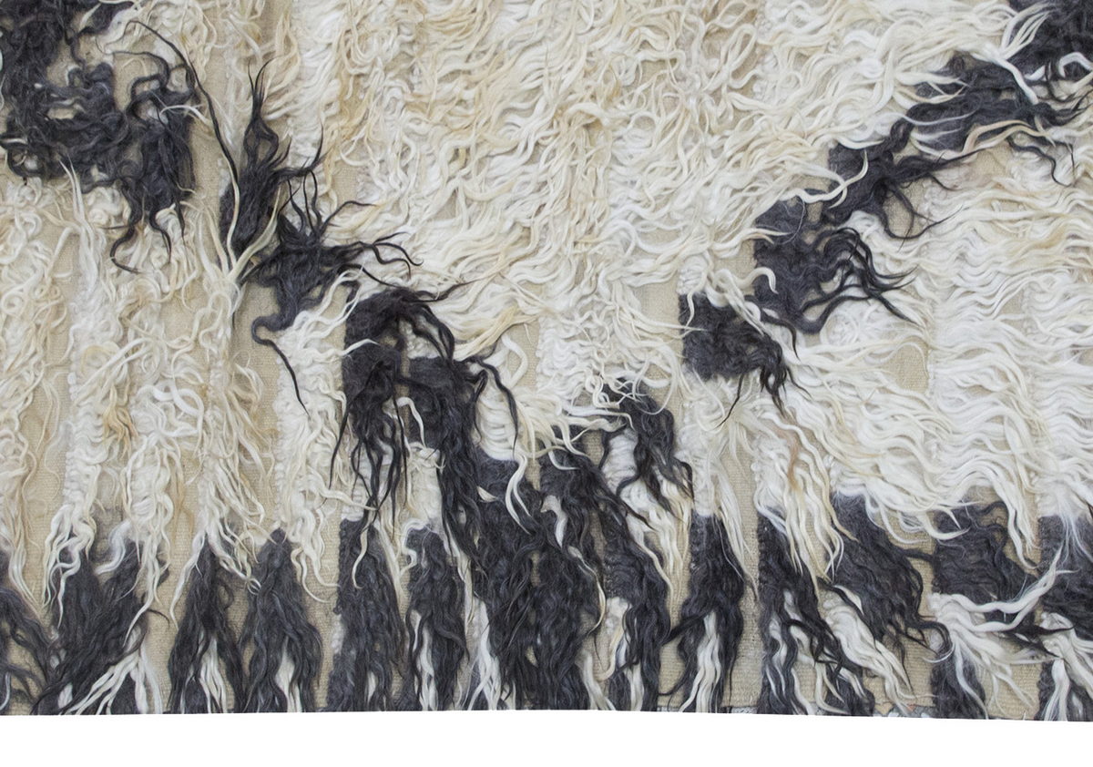 4'4"x5'6" ft Turkish Tulu,Tulu Rug, Karapınar Tulu Rug, Vintage Tulu 132 x 168 cm