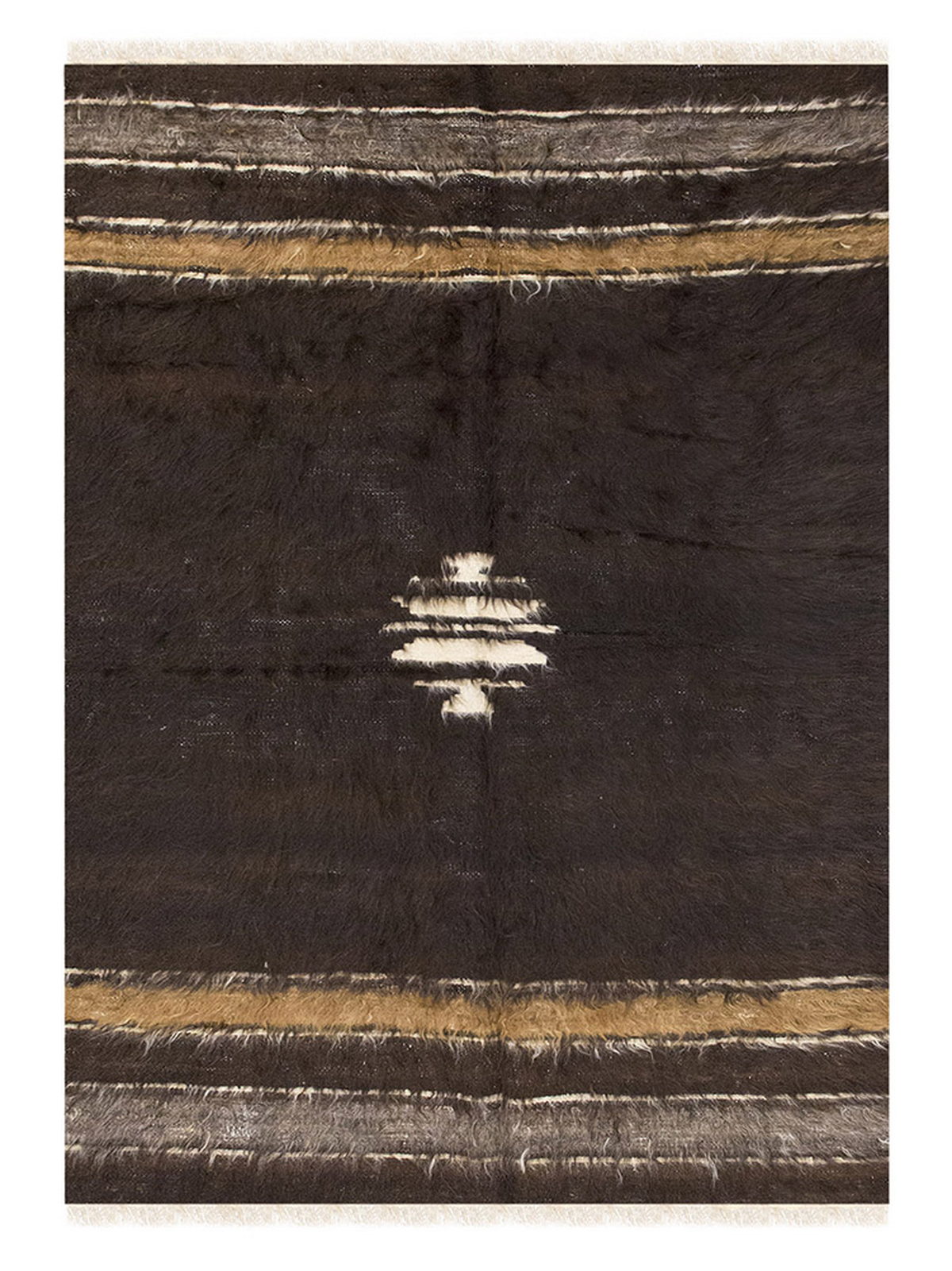 4x5, 3'7 x 5'3 ft, Siirt Blanket Kilim Rug, Siirt Blanket
