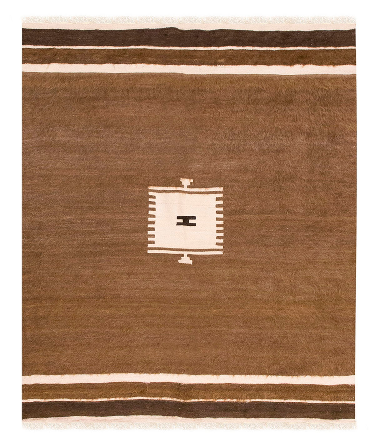 4x5, 4'3 x 5'4 ft, Siirt Blanket Kilim Rug, Siirt Blanket