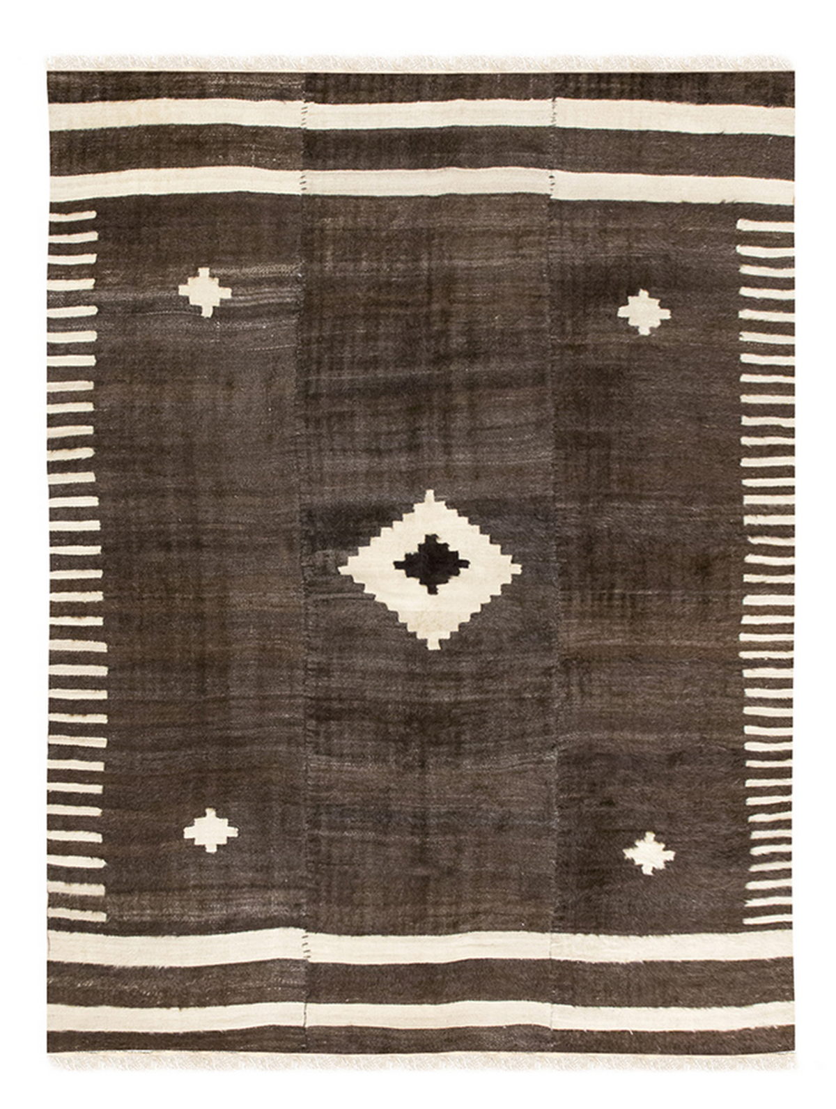 4x6, 4'5 x 6' ft, Siirt Blanket Kilim Rug, Siirt Blanket