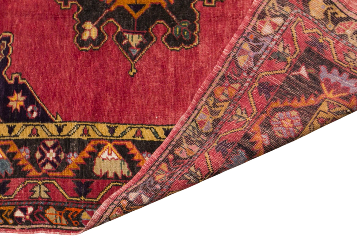 Vintage Konya Derbent Rug, 152 × 310 cm / 5 x 10 ft Rug, Handmade Wool Turkish Rug