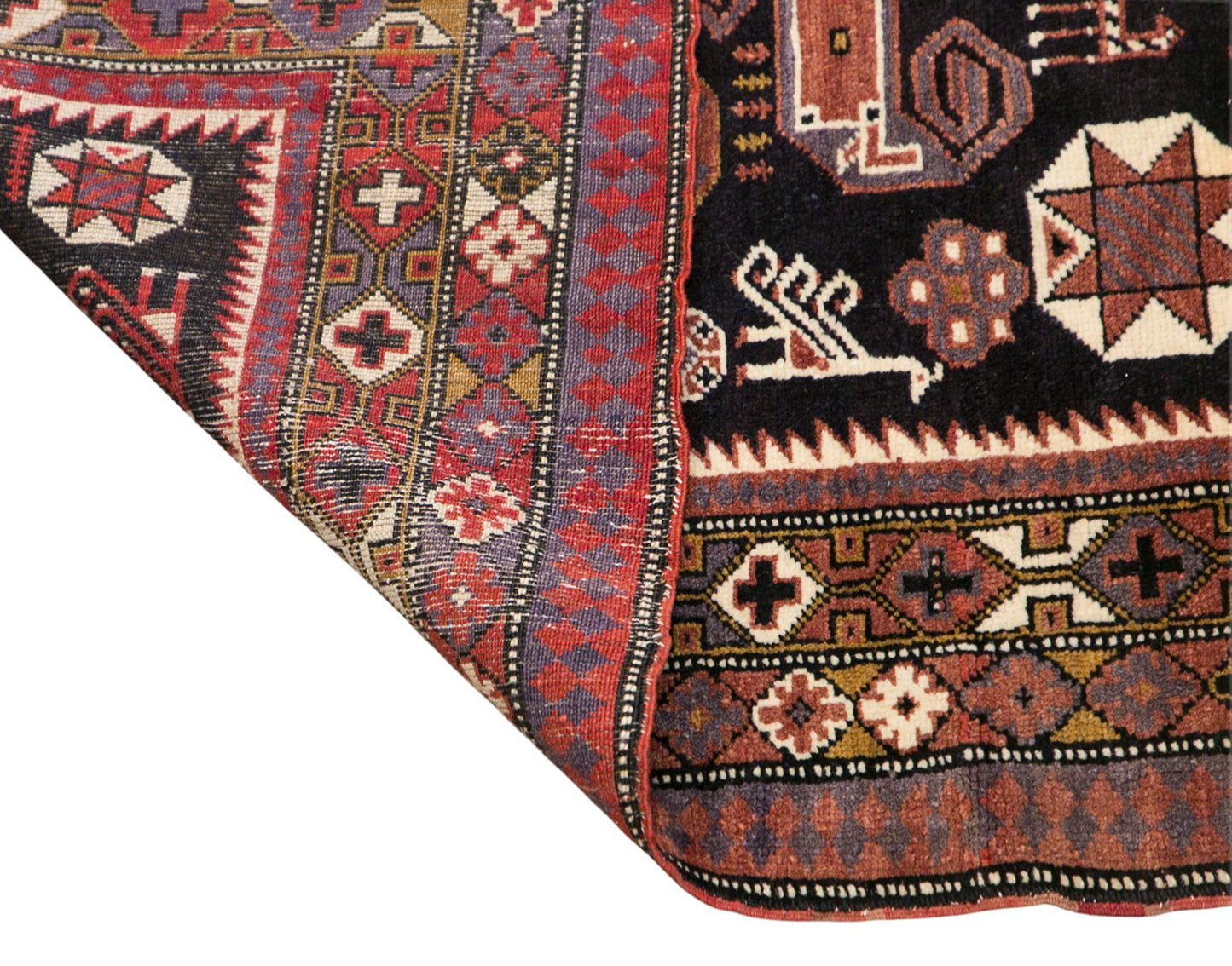 60+ Years Old Handmade Oushak Rug, 4'9" x 7'5" (145x225 cm)