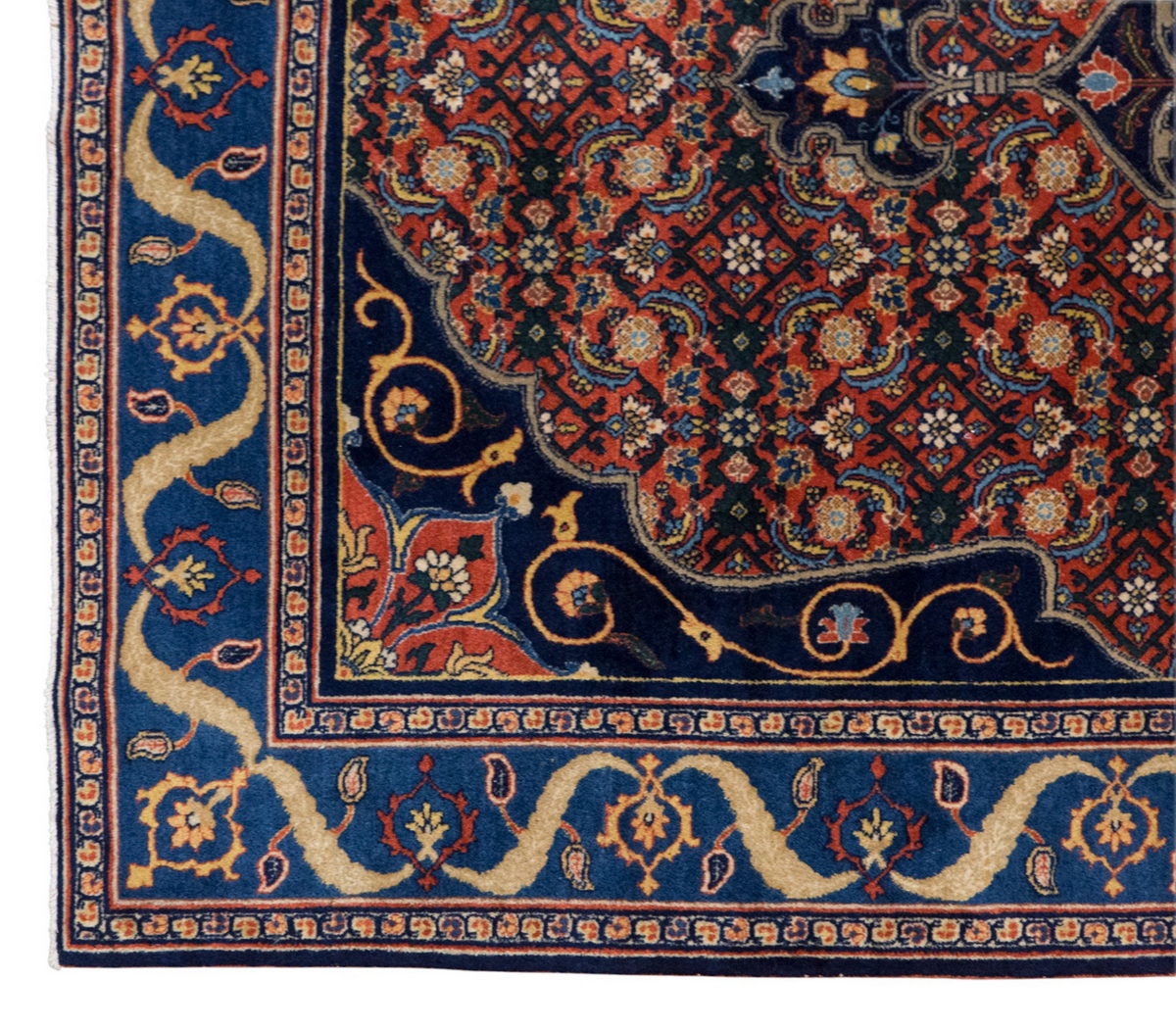 Vintage Hand-Spun Wool Oushak Rug – 172x273 cm / 5'7" x 8'11"
