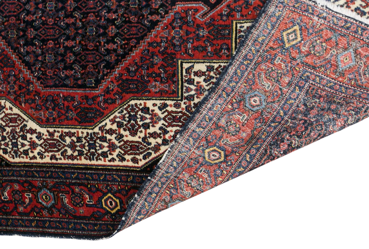 Vintage Wool Rug, Handmade Area Rug, 140 x 195 cm / 5 x 6 ft Rug