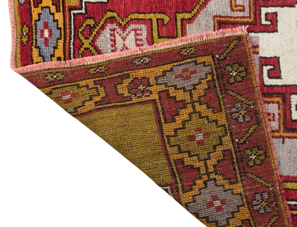 Vintage Konya Rug, 102 × 170 cm / 3.3 x 5.6 ft Handmade Wool Rug