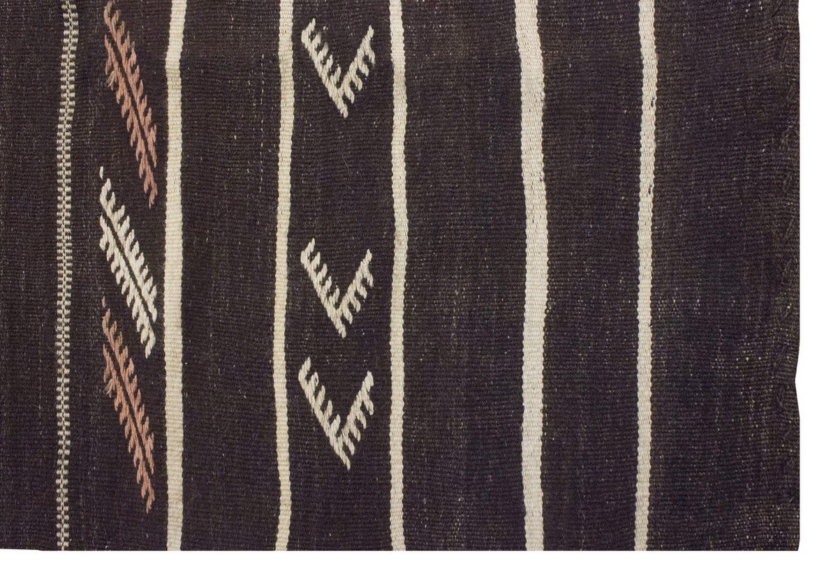 Embroidery Neutral Kilim 6'8" x 11'3" feet 204 x 342 cm