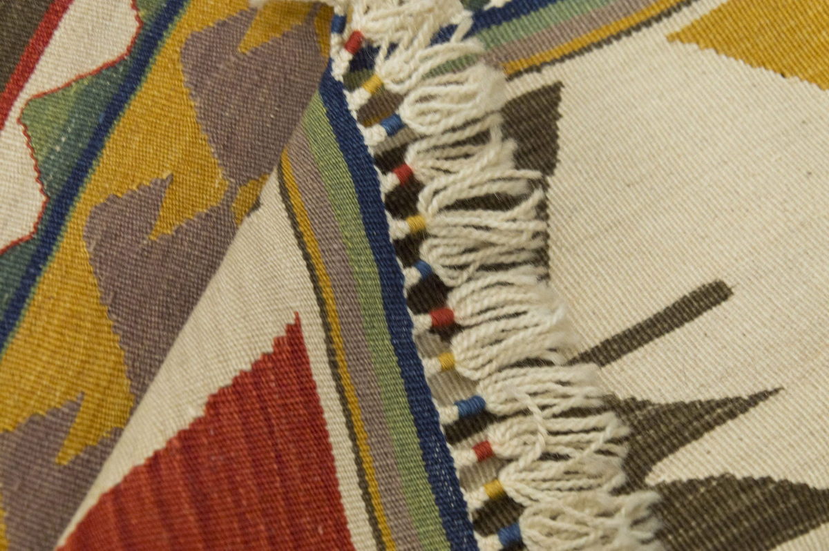 Natural Color Kilim, Oushak Kilim,Handspun Wool Kilim Rug, Handwoven Kilim,New Kilim Rug, 3x7.5 feet Kilim,3x7 Kilim Rug,Turkish Kilim Rug