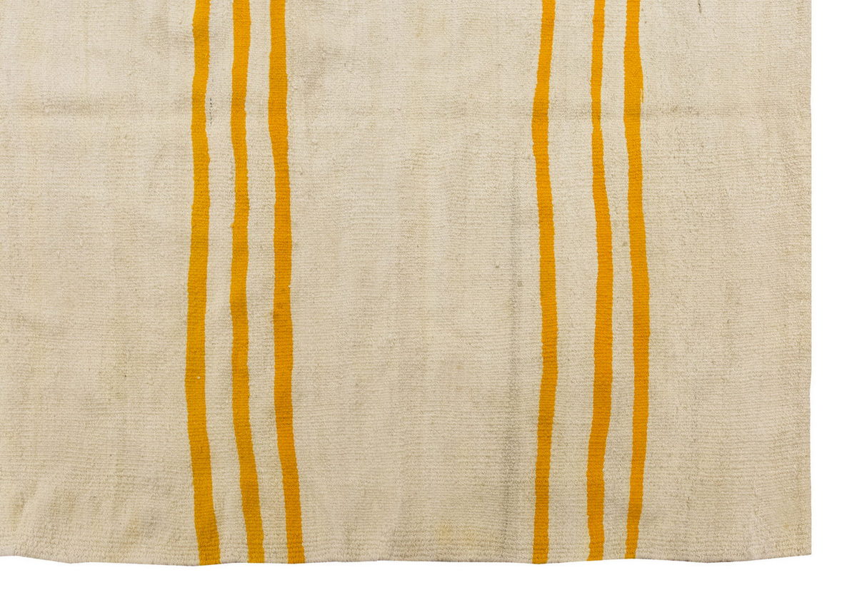 Neutral Kilim 4'7" x 8'3" feet 140 x 252 cm