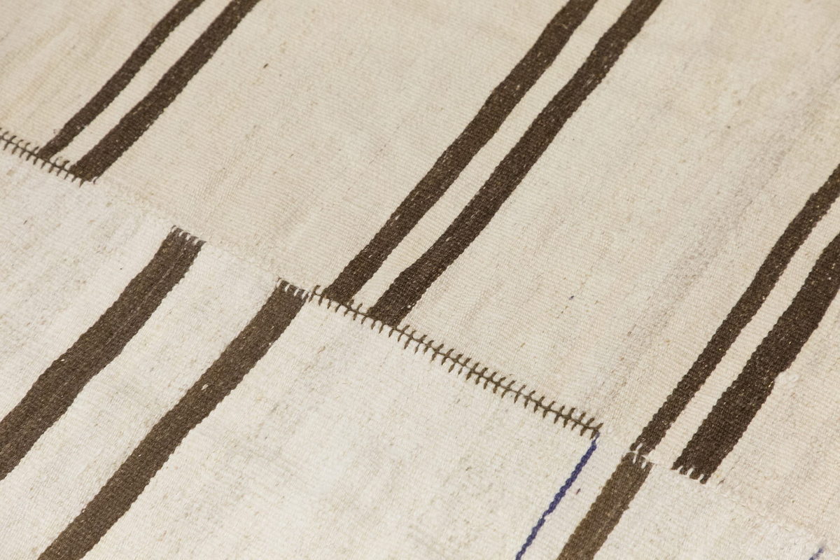 Neutral Kilim 5'11" x 7'7" feet 180 x 232 cm