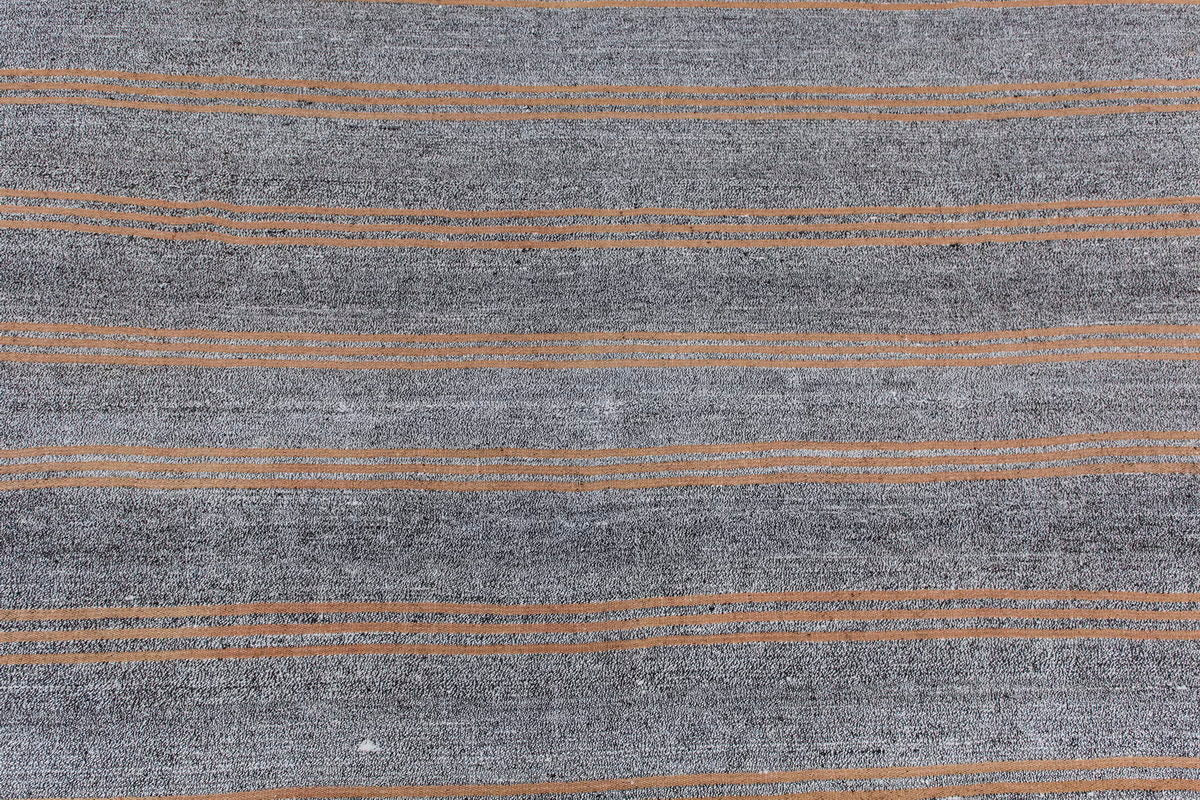 Neutral Kilim 6'5" x 8'7" feet 195 x 262 cm