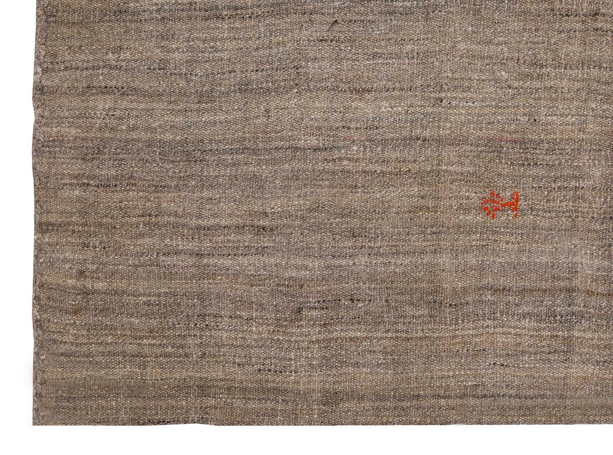 Neutral Kilim Runner 2'9" x 10'10" feet 85 x 330 cm