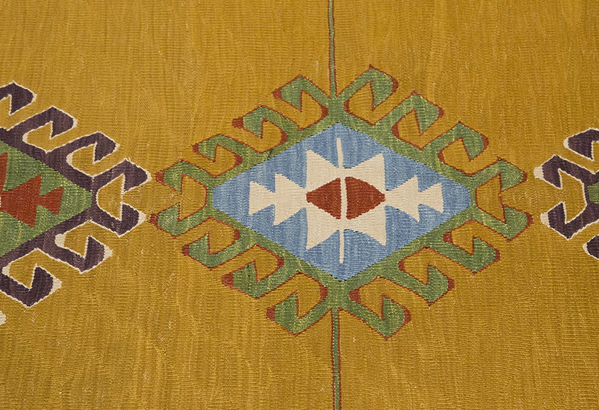 New Handmade Kilim 4.9 x 6.3 feet 145 x 190 cm
