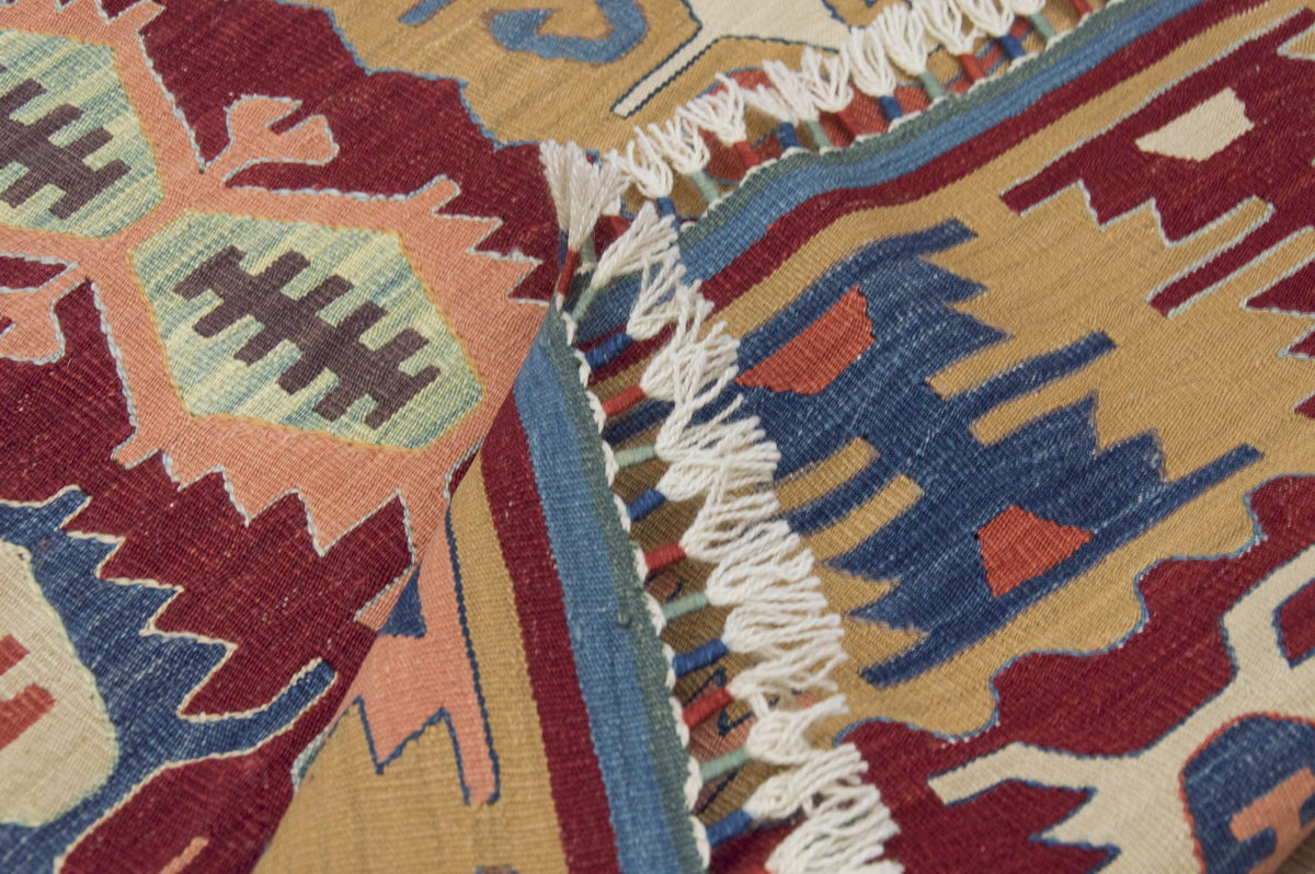 New Kilim Rug, Natural Color Kilim, 2.9x8.3 feet Kilim, 3x8 Kilim Rug,Turkish Kilim Rug,Oushak Kilim,Handwoven Kilim,Handspun Wool Kilim Rug