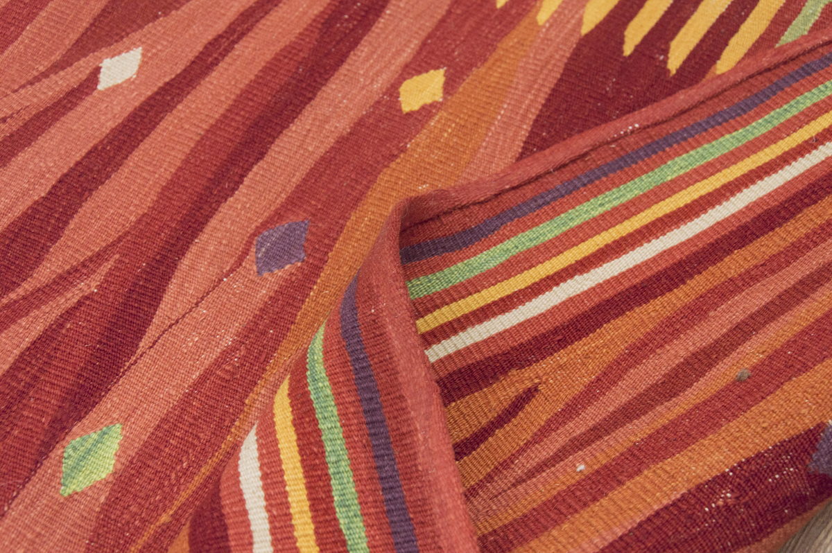 New Kilim Rug, Natural Color Kilim, 3.5 x 8.2 feet Kilim, 4x8 Kilim Rug,Turkish Kilim Rug,Oushak Kilim,Handwoven Kilim,Handspun Wool Kilim Rug