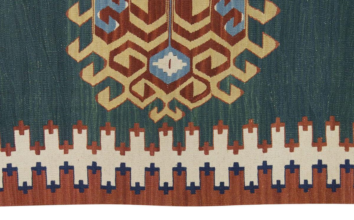 New Kilim Rug, Natural Color Kilim, 3.8x5.4 feet Kilim, 4x5 Kilim Rug,Turkish Kilim Rug,Oushak Kilim,Handwoven Kilim,Handspun Wool Kilim Rug