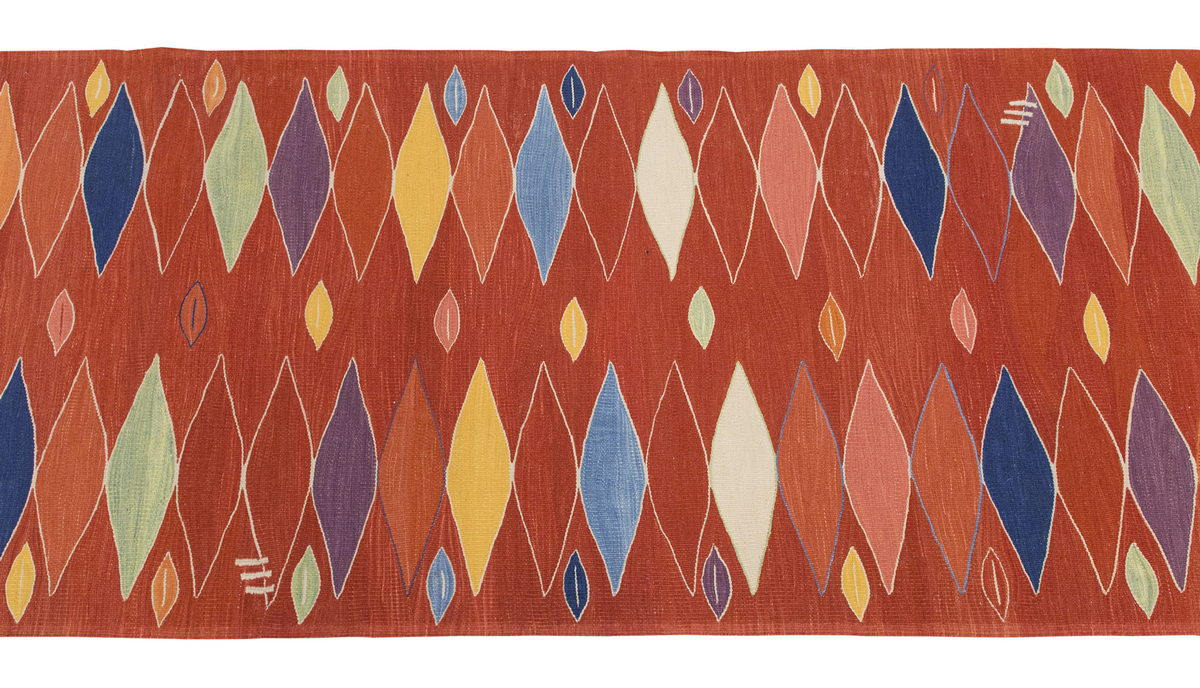 New Kilim Rug, Natural Color Kilim, 3x10 feet Kilim, 3x10 Kilim Rug,Turkish Kilim Rug,Oushak Kilim,Handwoven Kilim,Handspun Wool Kilim Rug