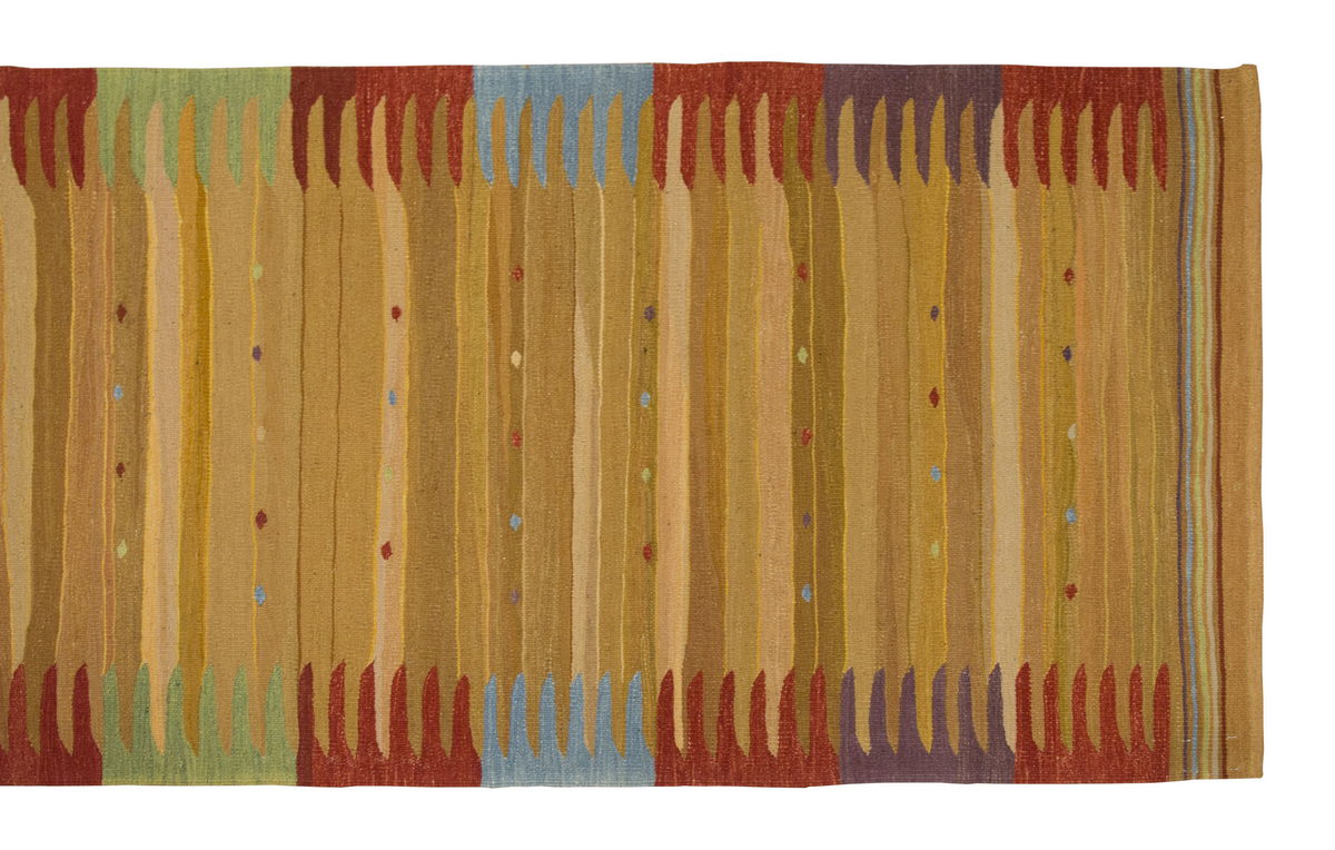 New Kilim Rug,Natural Color Kilim, 2.11x10.1 ft Kilim, 3x10 Kilim Rug,Turkish Kilim Rug,Oushak Kilim,Handwoven Kilim,Handspun Wool Kilim Rug