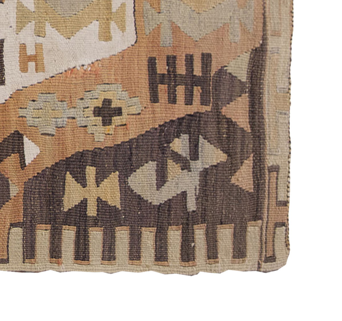 Vintage Kilim Rug,Konya Kilim 2'2" x 3'7" feet 66 x 110 cm