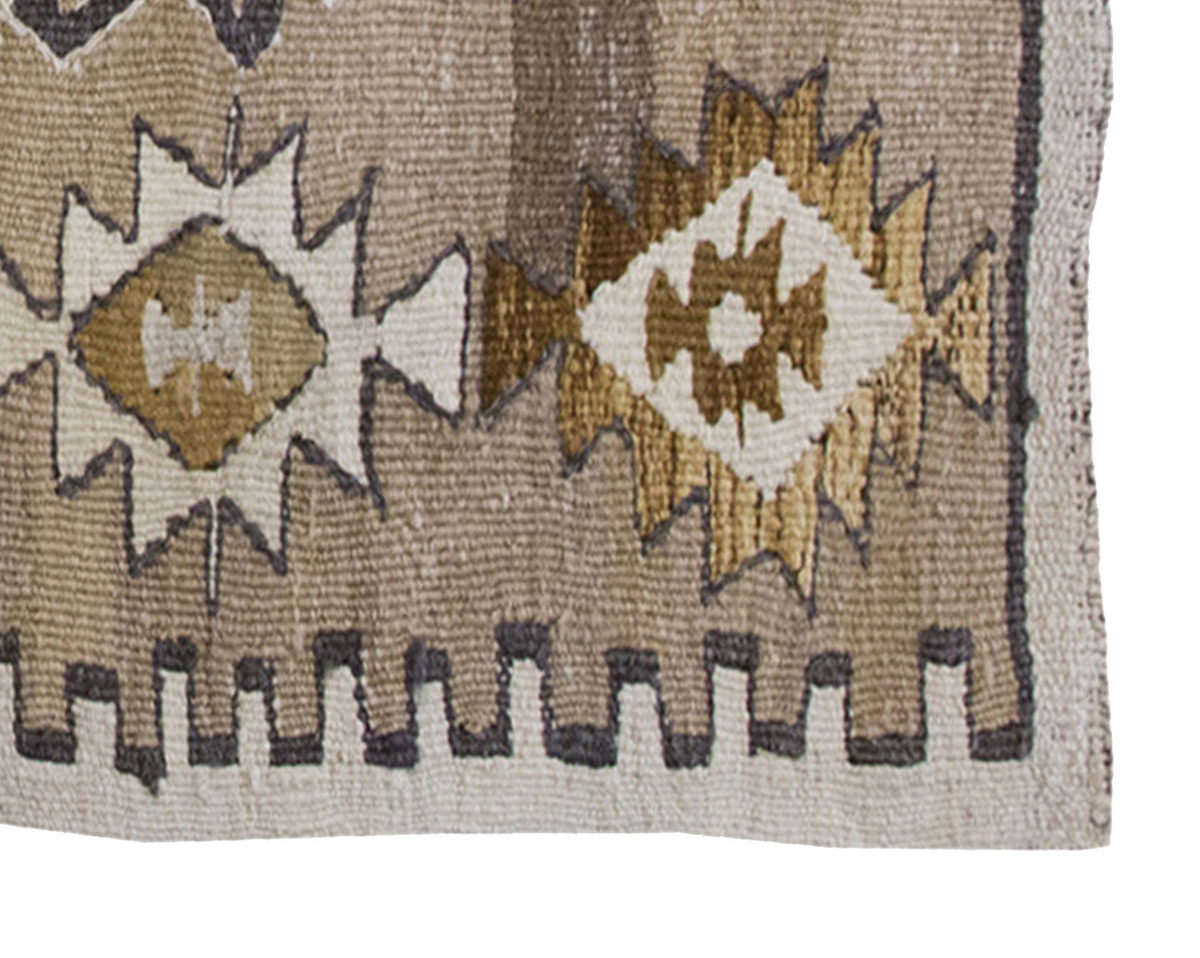 Vintage Kilim Rug,Konya Kilim 2'6" x 4'1" feet 75 x 125 cm