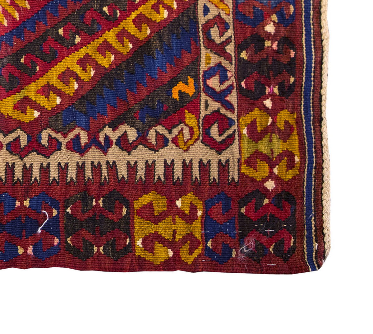 Vintage Kilim Rug,Fethiye Kilim 2'7" x 3'7" feet 78 x 110 cm