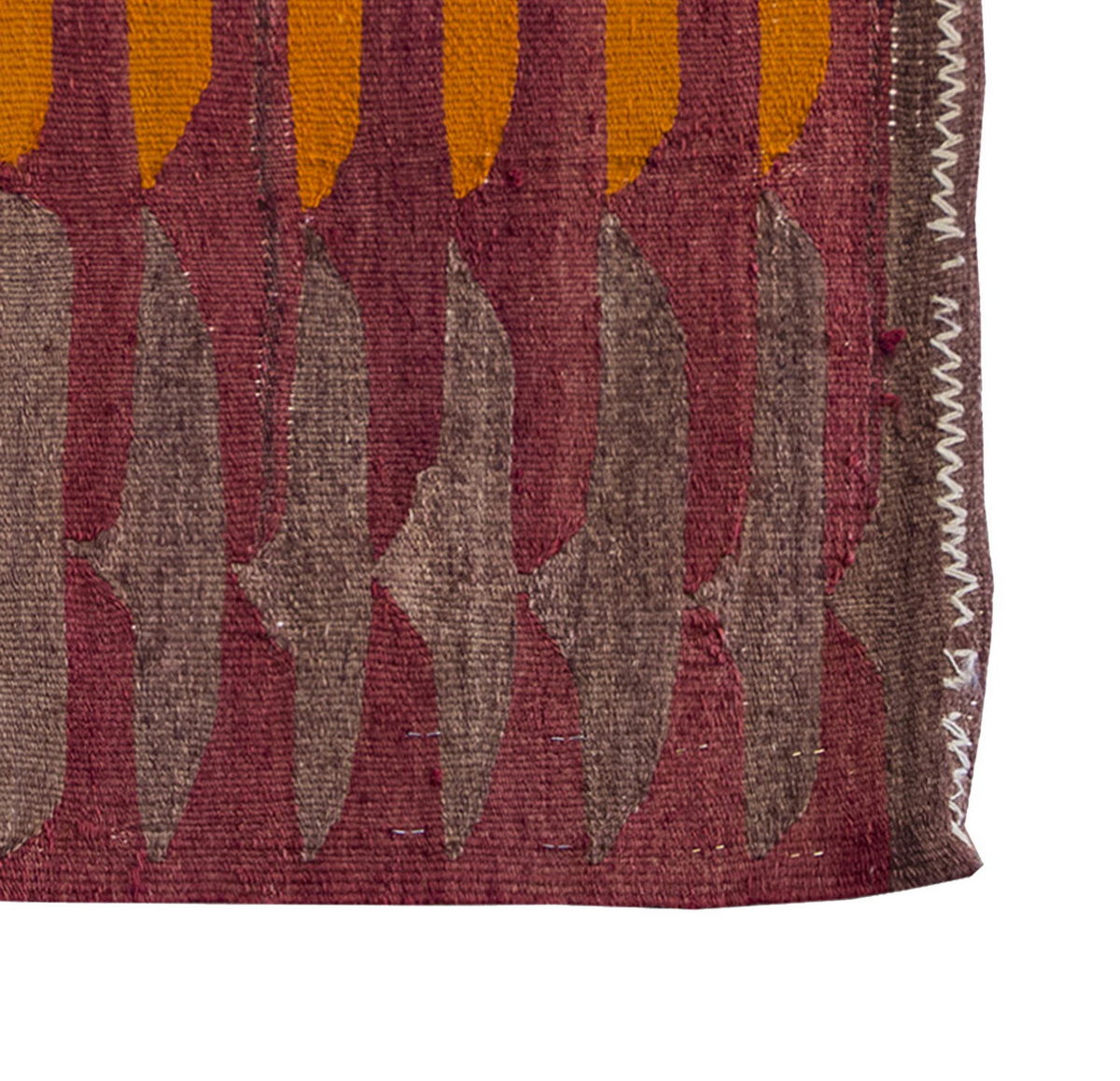 Vintage Milas Bodrum Kilim Rug, South West Part of Turkey Kilim 3" x 3" feet 88 x 92 cm