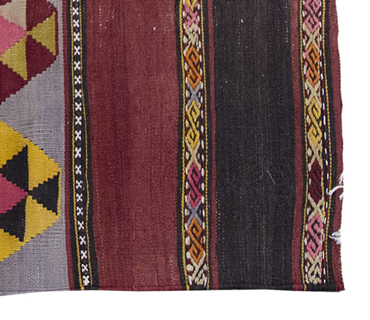 Vintage Kilim Rug,Konya Kilim 3" x 4" feet 89 x 124 cm