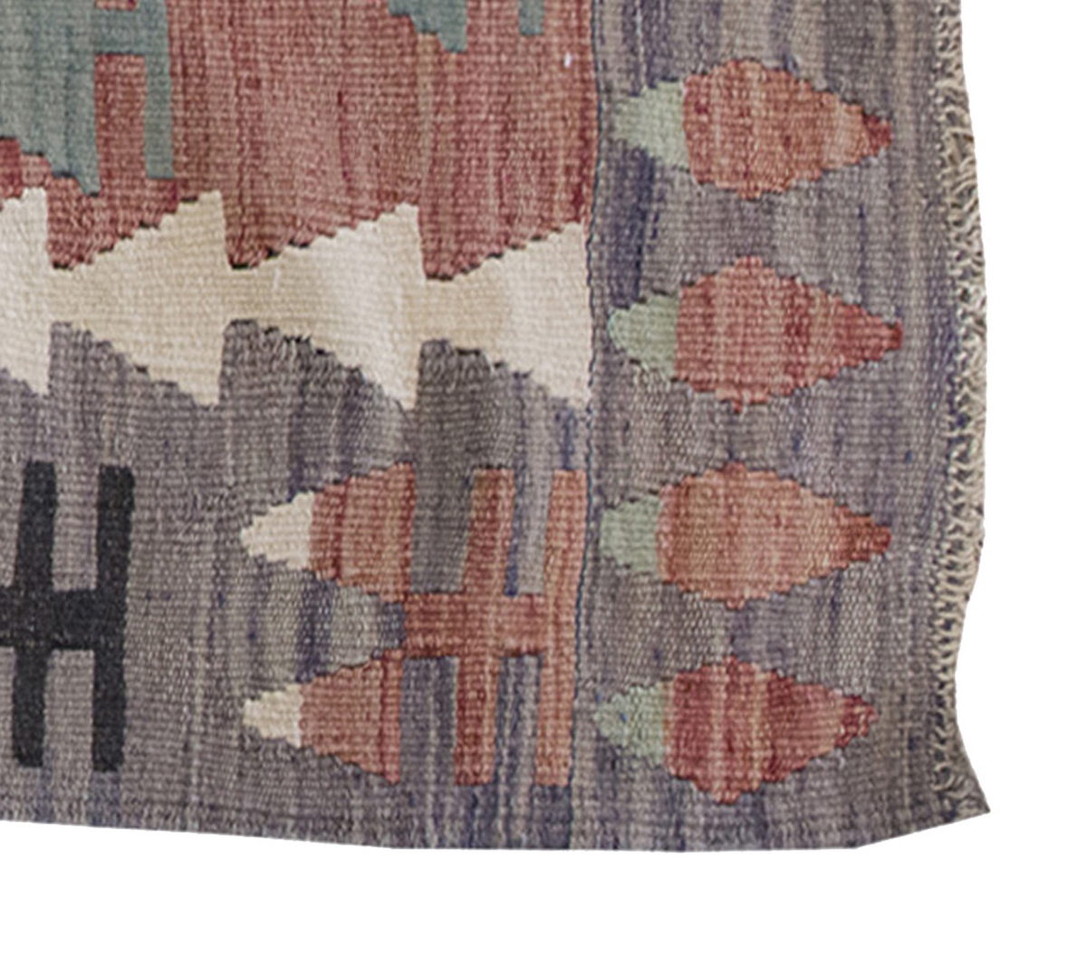 Vintage Kilim Rug,Denizli Kilim 3" x 4'3" feet 90 x 130 cm