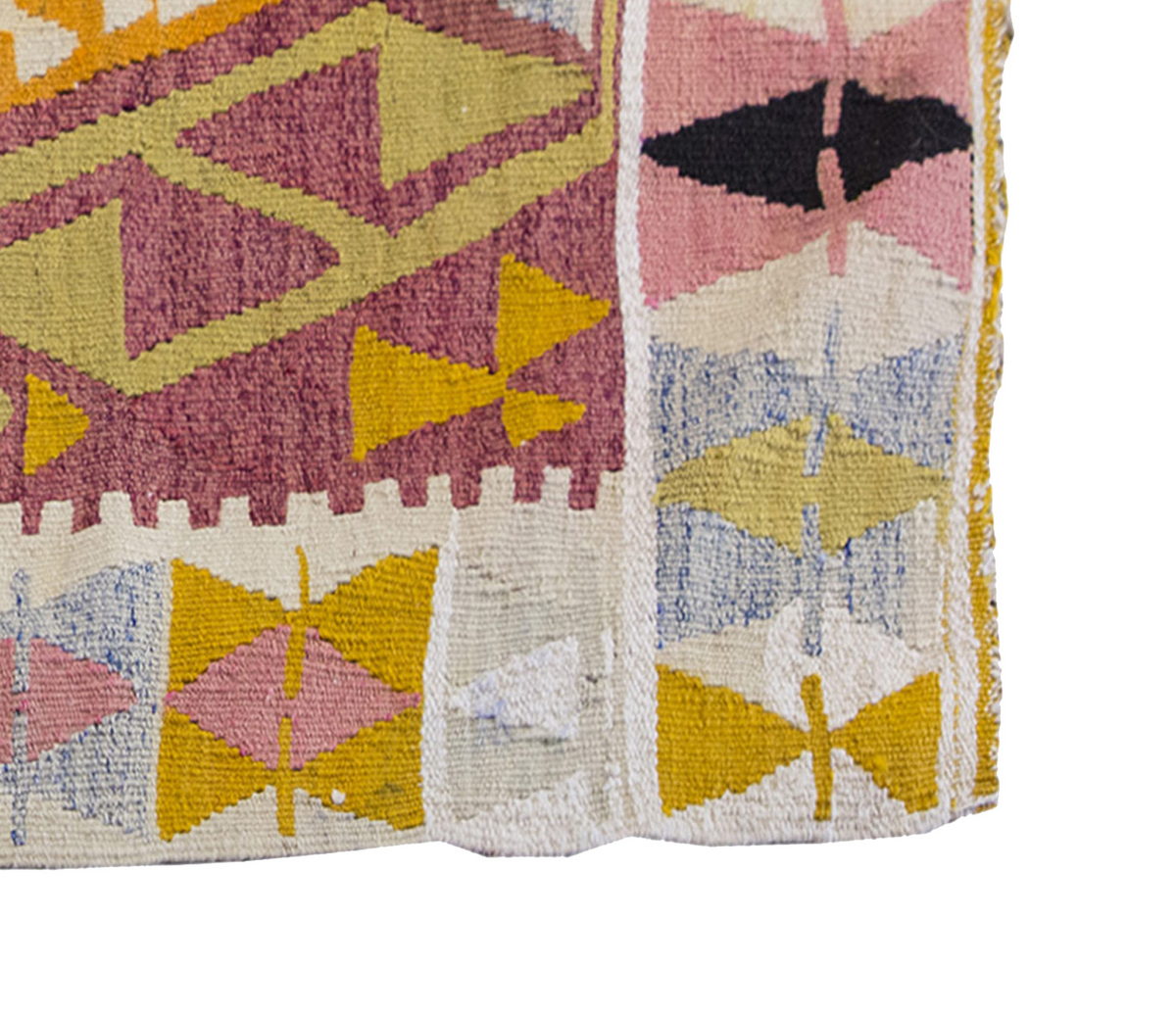 Vintage Kilim Rug,Adana Kilim 3" x 4'4" feet 88 x 131 cm