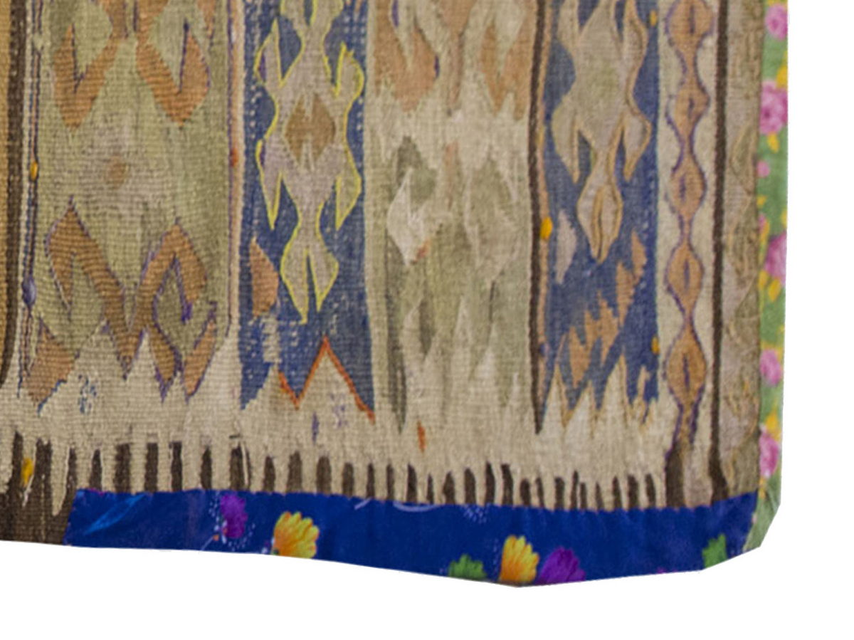 Vintage Kilim Rug,Nomdic Kilim 3'2" x 5'9" feet 97 x 176 cm