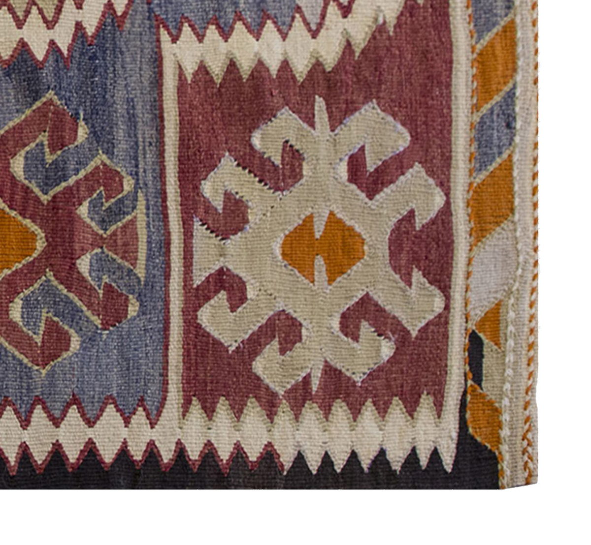 Vintage Kilim Rug,Konya Kilim 3'6" x 5'3" feet 106 x 161 cm
