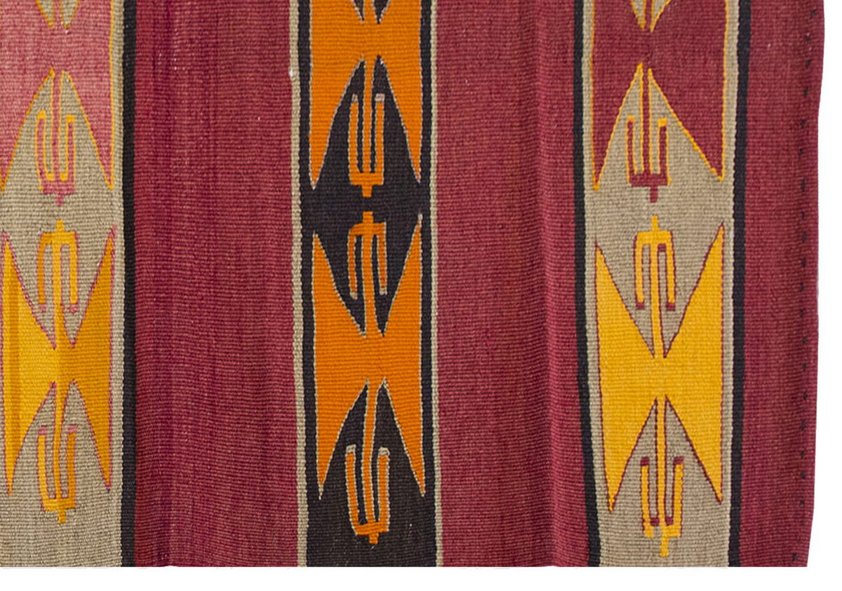 Vintage Kilim Rug,Mut Kilim Toros Mountain 2'7" x 4'3" feet 80 x 130 cm