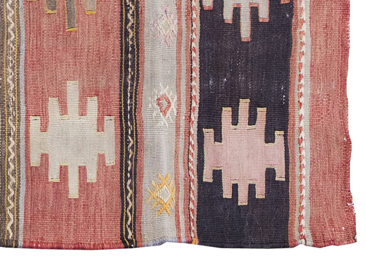 Vintage Sivas Kilim Rug,Sivas Kilim 2'7" x 4'3" feet 80 x 130 cm