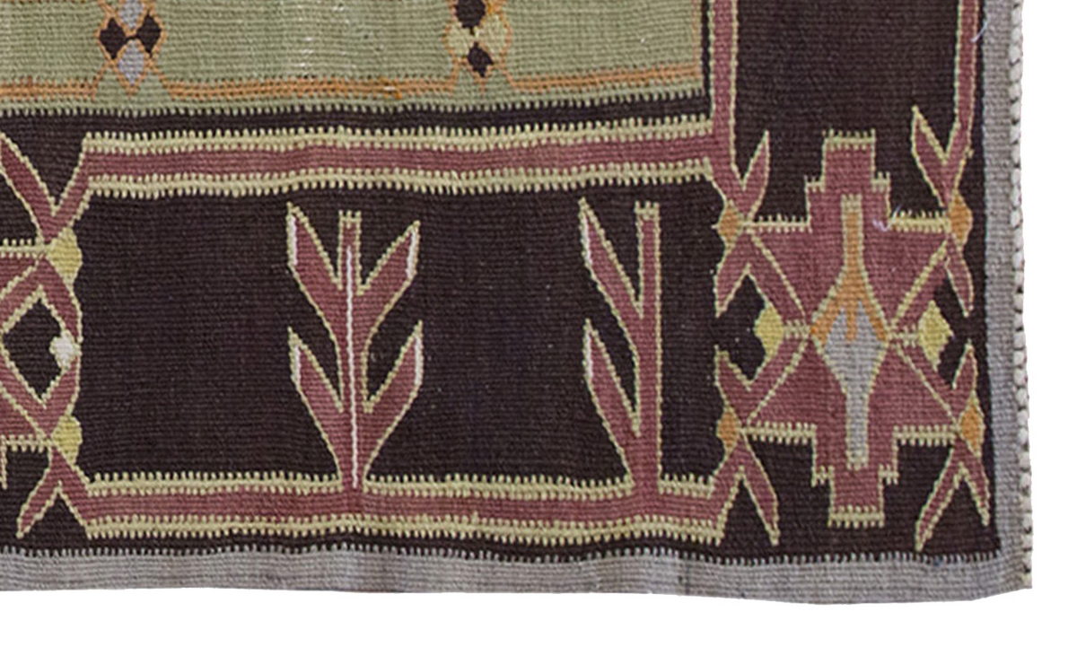 Vintage Kilim Rug,Caucasian Avar Kilim 2'9" x 4'3" feet 85 x 130 cm