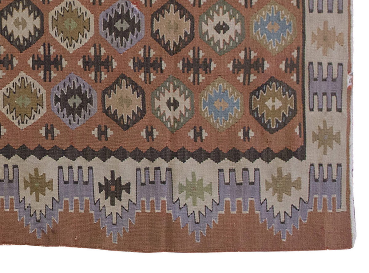 Vintage Kilim Rug,Şarköy Göçmen Kilim 2'9" x 5" feet 85 x 153 cm
