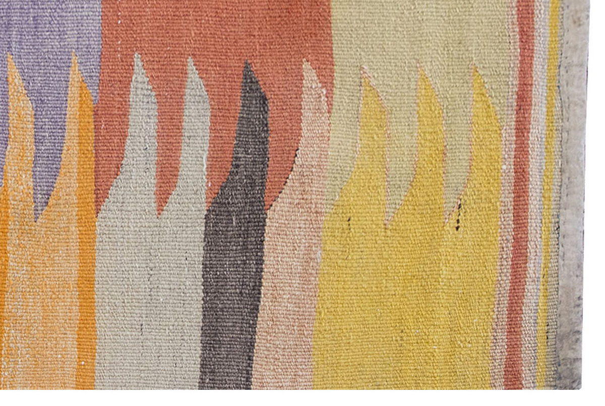 Vintage Kilim Rug,Milas Bodrum Kilim 3" x 3'5" feet 91 x 103 cm