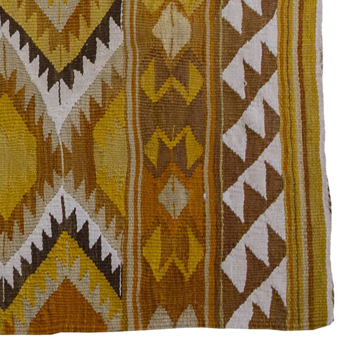 Vintage Kilim Rug,Denizli Kilim 3" x 4" feet 92 x 118 cm