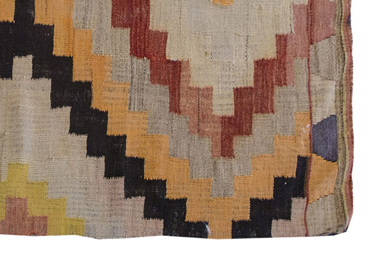 Vintage Kilim Rug,Konya Kilim 3" x 4'5" feet 87 x 134 cm