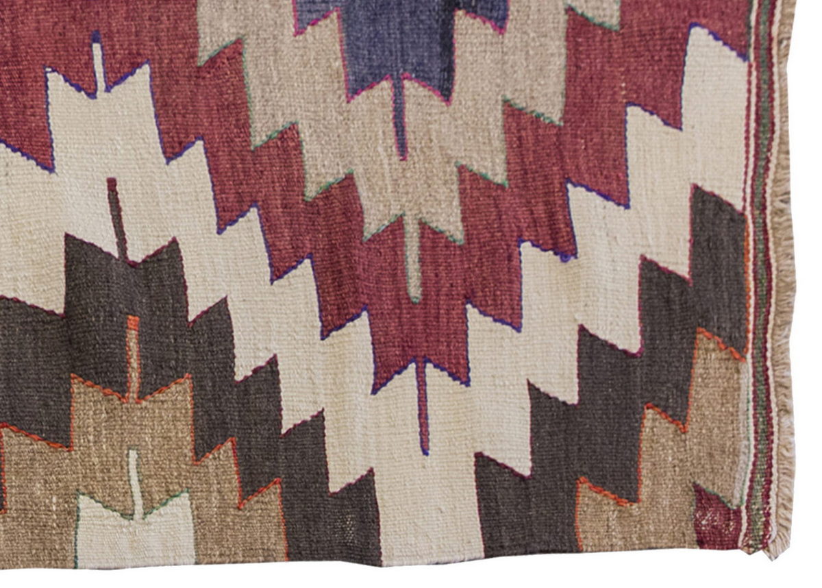 Vintage Kilim Rug,Mut Kilim 3" x 4'5" feet 87 x 134 cm