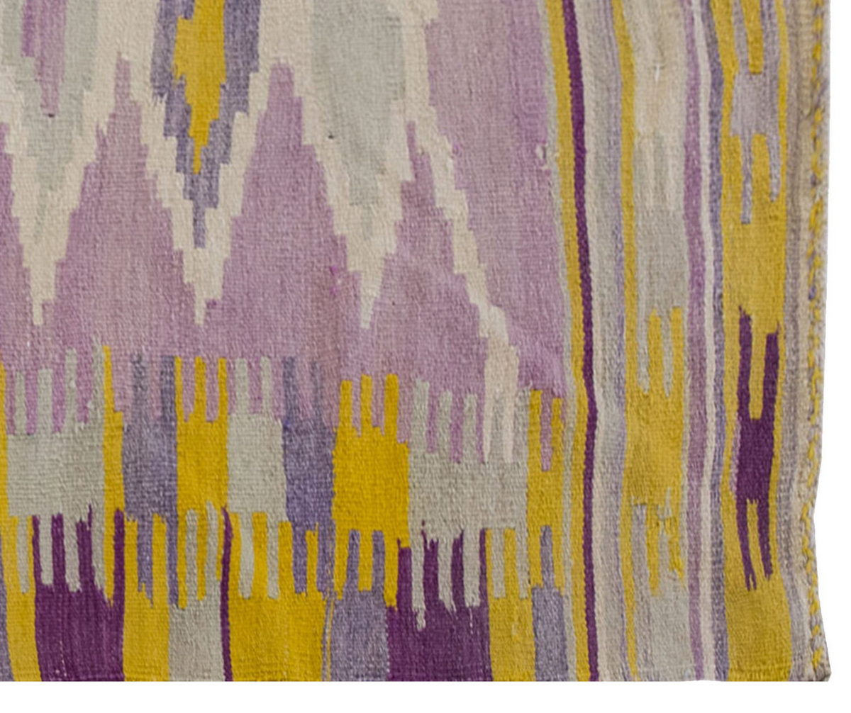 Vintage Kilim Rug,Denizli west part of turkey Kilim 3" x 4'8" feet 90 x 141 cm
