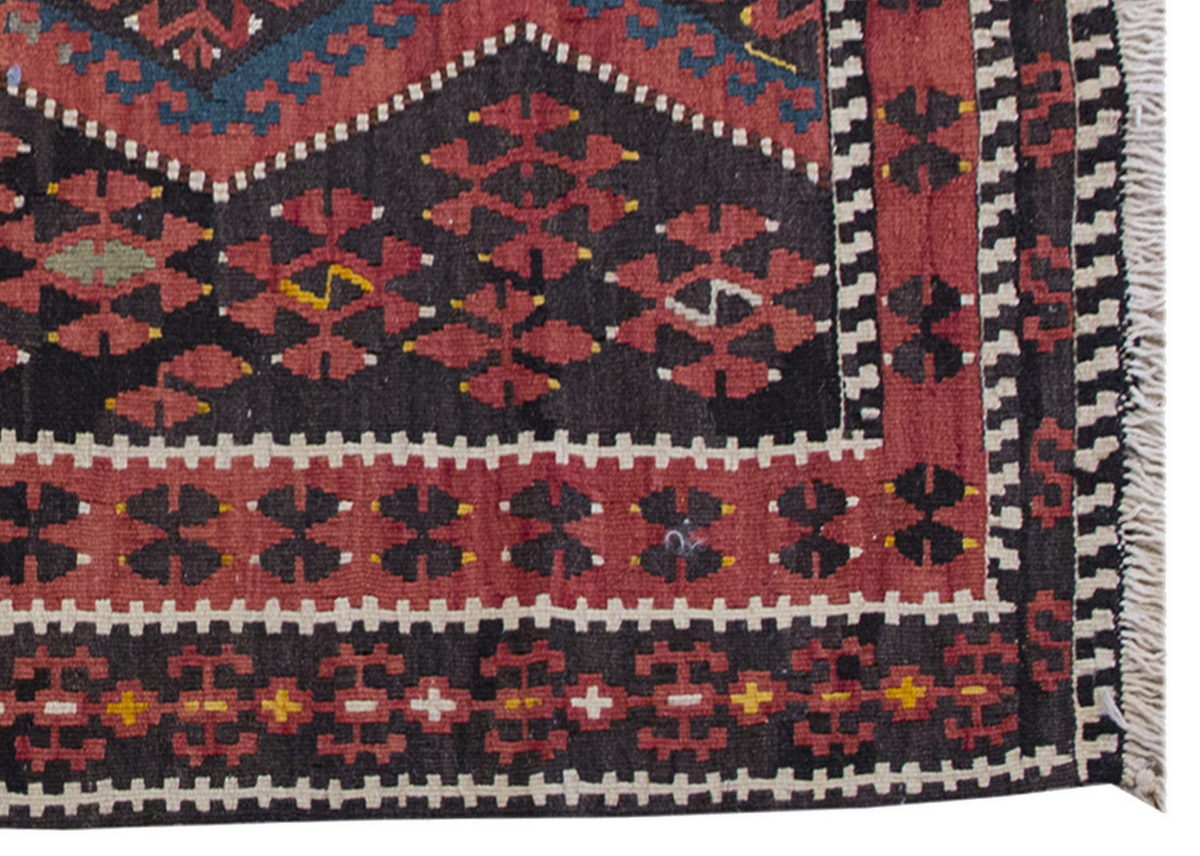 Vintage Kilim Rug,Malatya Sinan Kilim 3" x 5'1" feet 86 x 155 cm