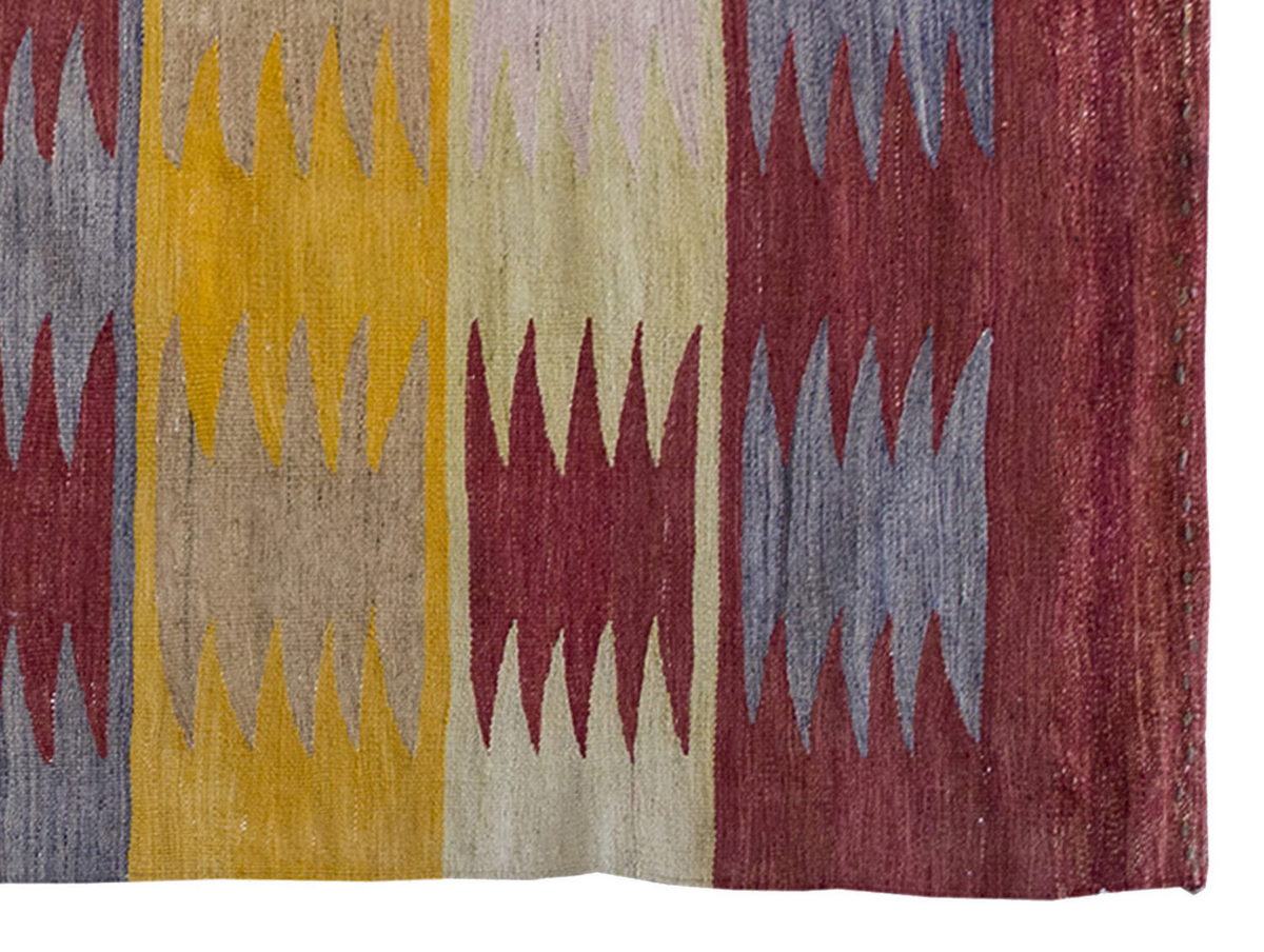 Vintage Kilim Rug,Bodrum Milas Kilim 3'2" x 4'6" feet 97 x 138 cm