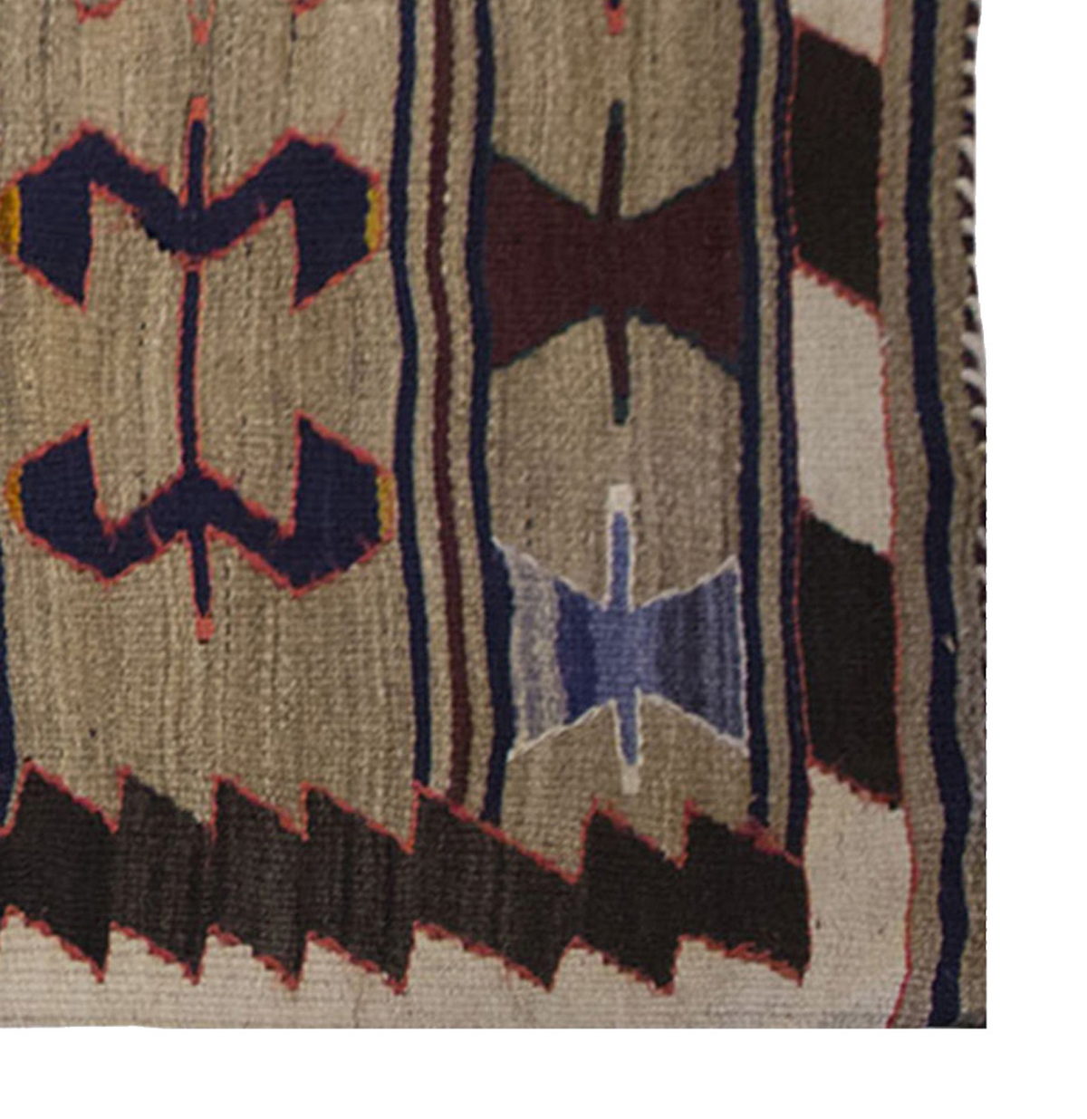 Vintage Kilim Rug,Mut Kilim 3'2" x 5" feet 96 x 152 cm