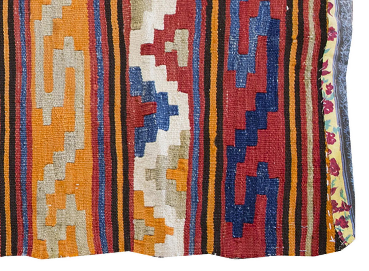Vintage Kilim Rug,Afyon Kilim 3'3" x 4'8" feet 100 x 143 cm