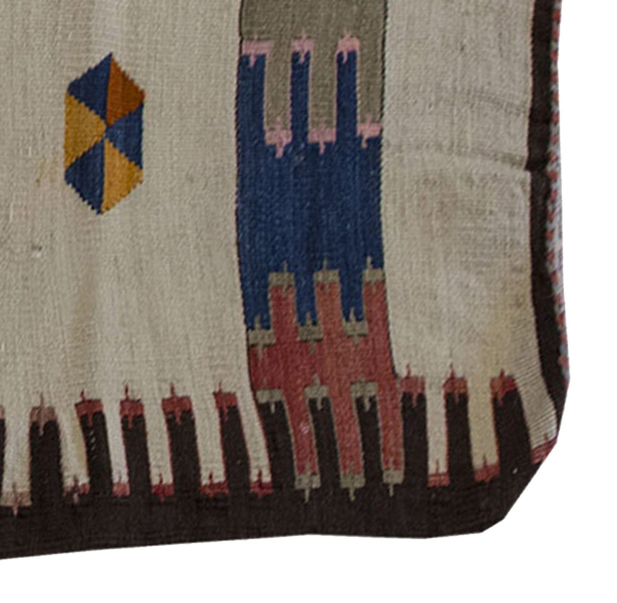 Vintage Kilim Rug,Anamurr Mut Kilim 3'3" x 5" feet 100 x 147 cm